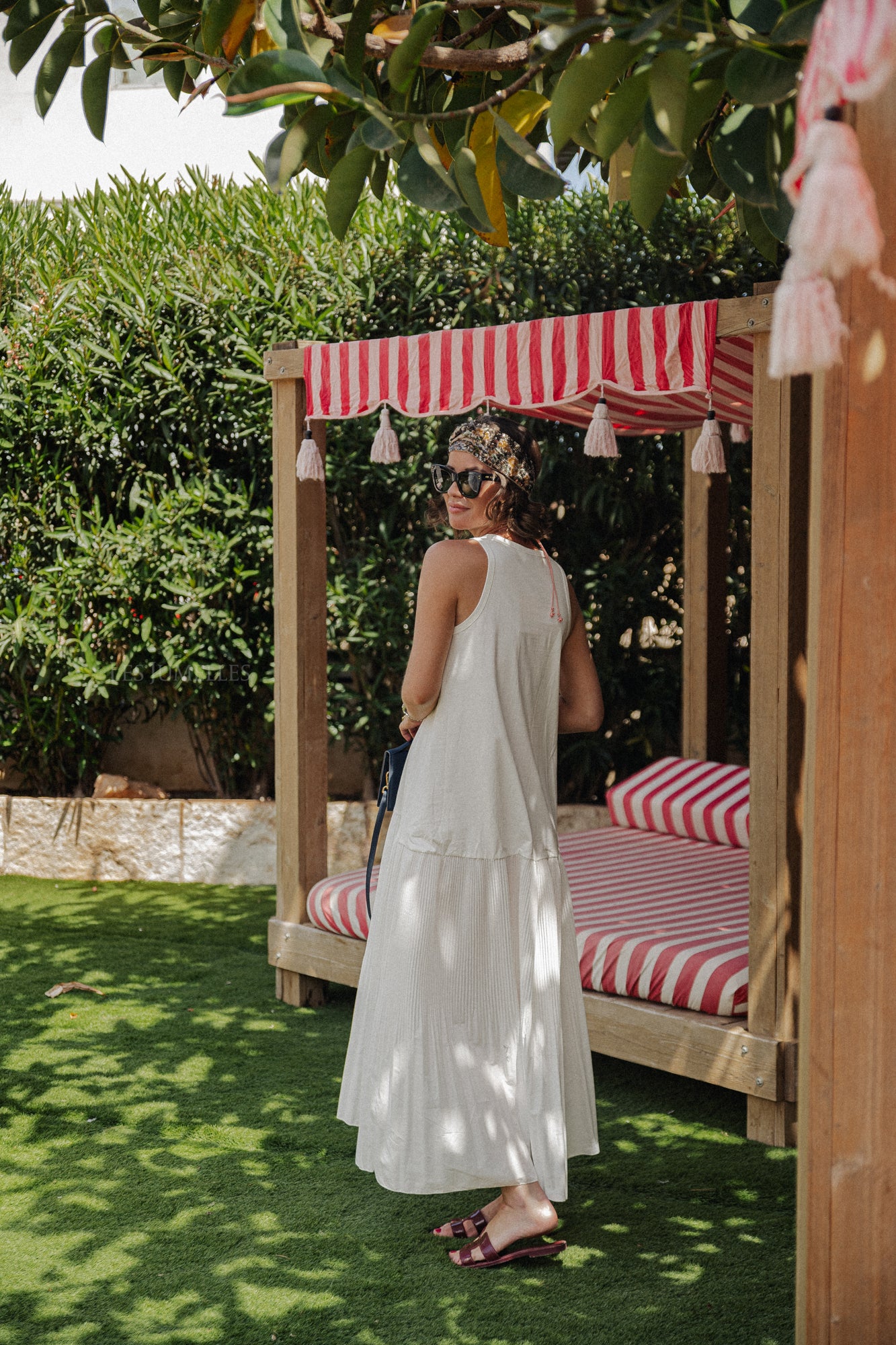 Lily maxi dress ecru