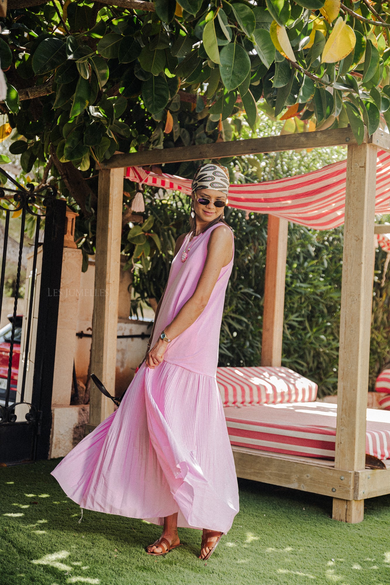 Lily maxi dress pink