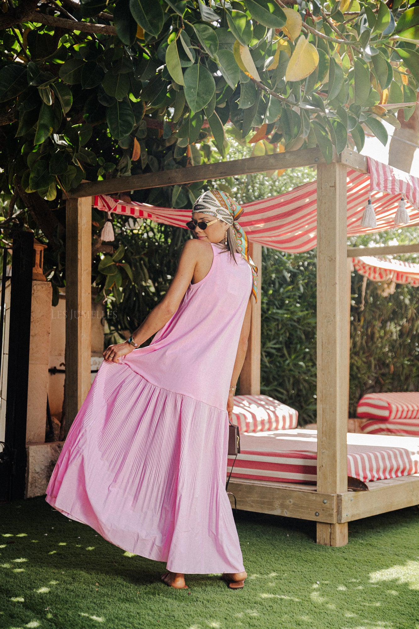 Lily maxi dress pink