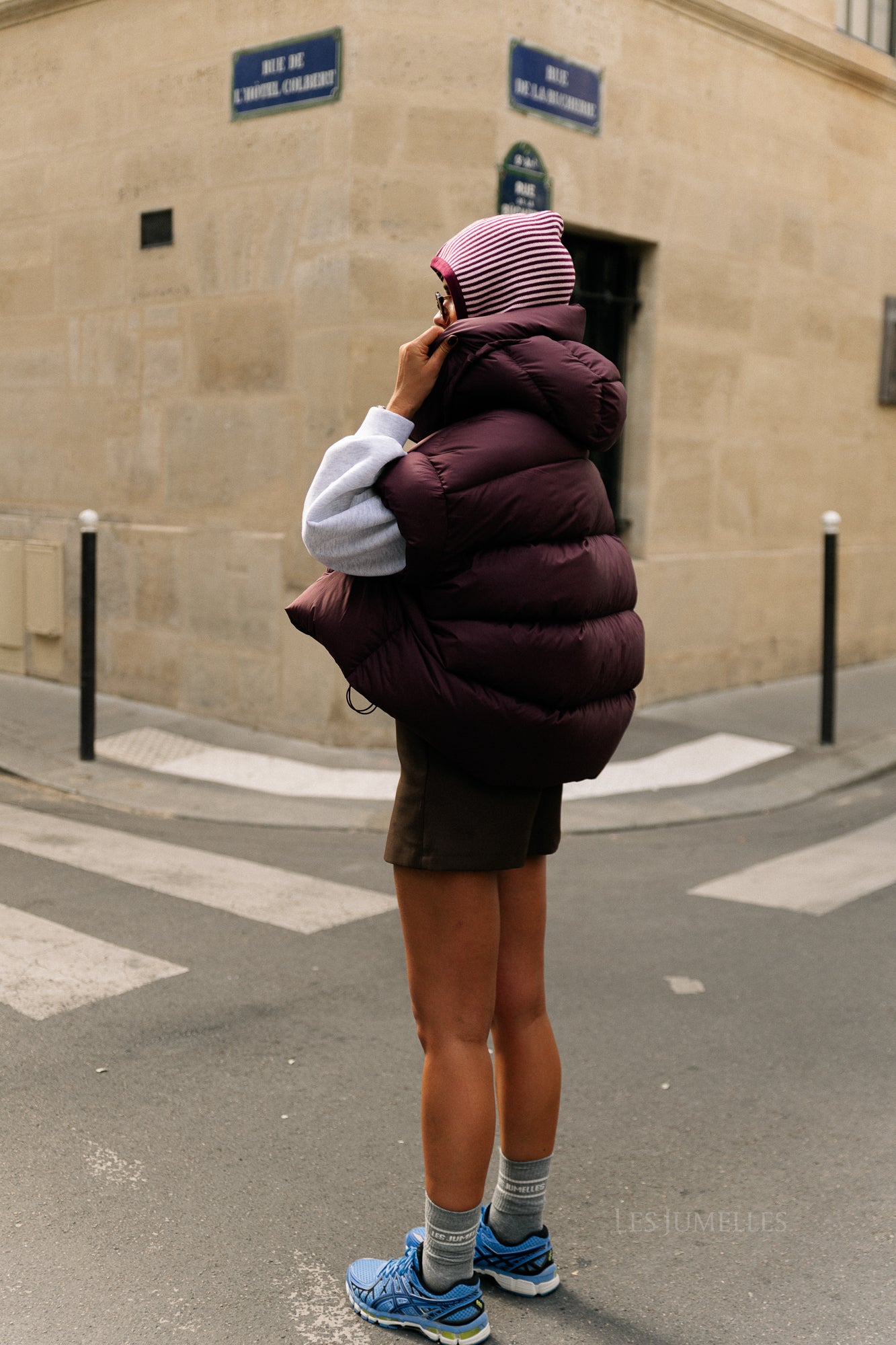 Jaclyn bodywarmer aubergine