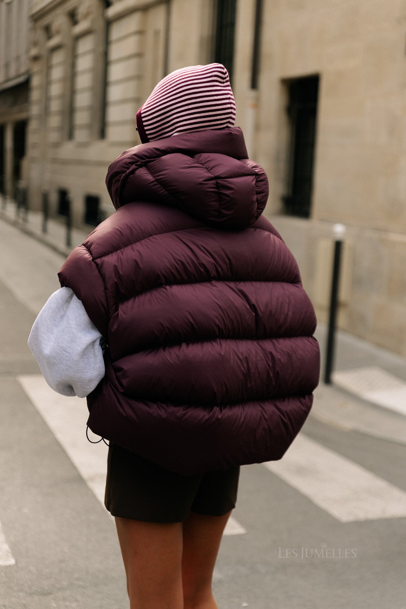 Jaclyn bodywarmer aubergine