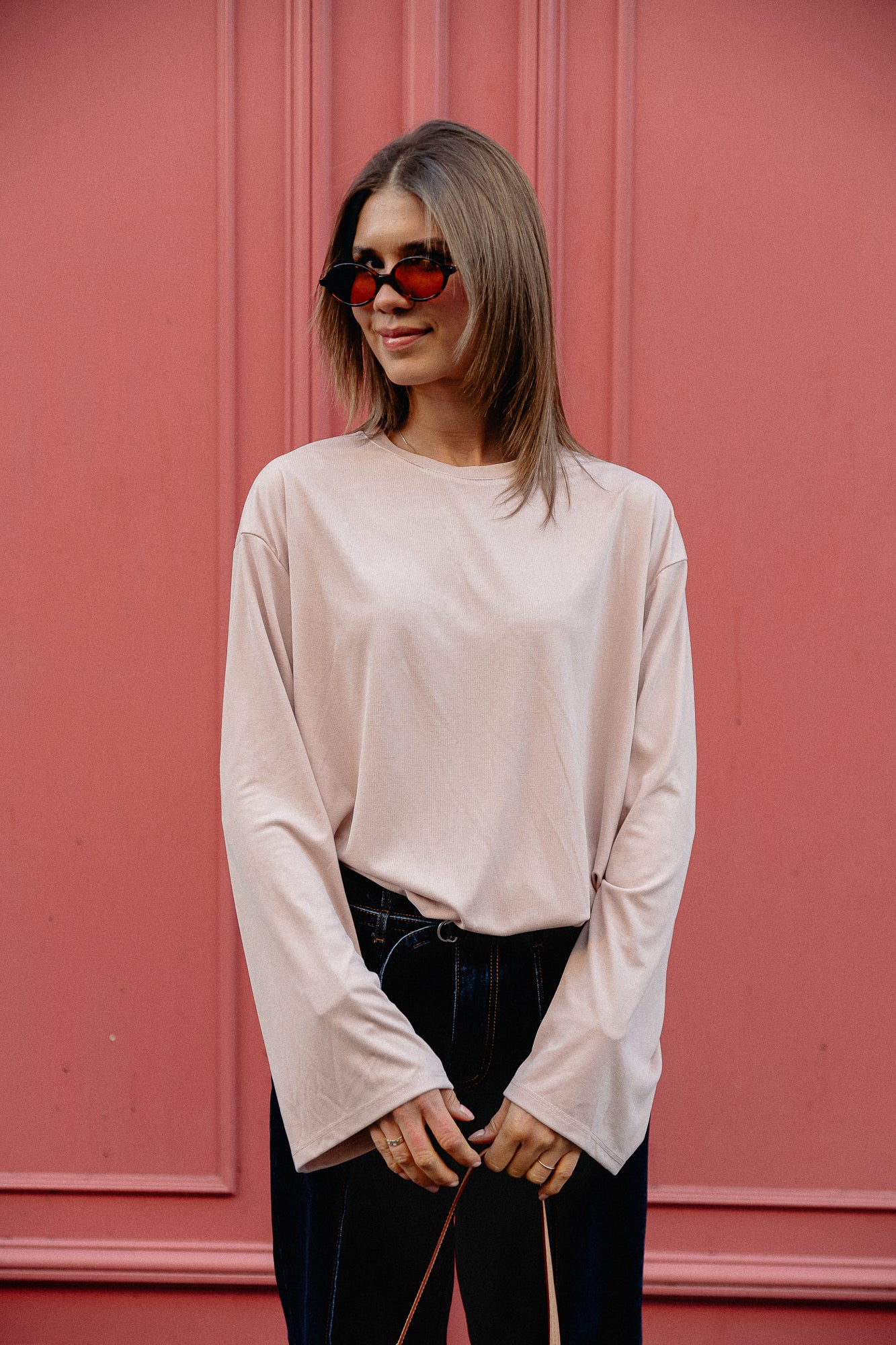 Kaya LS shirt dusty rose