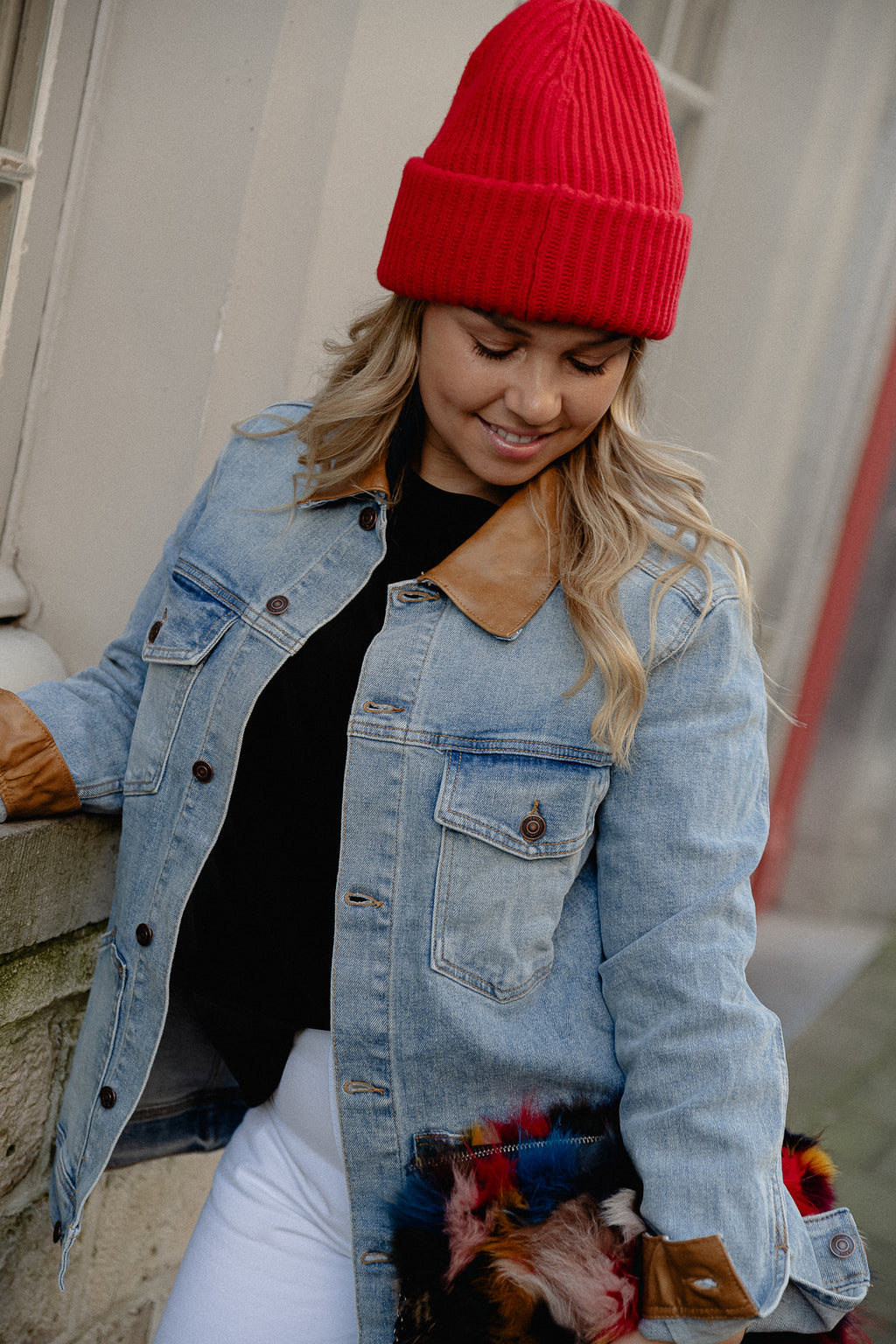 Melanie Jeansjacke Blau