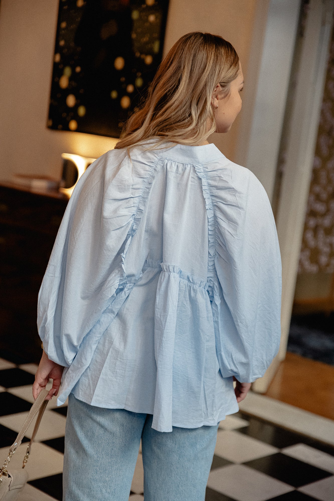 Gwyneth blouse baby blue