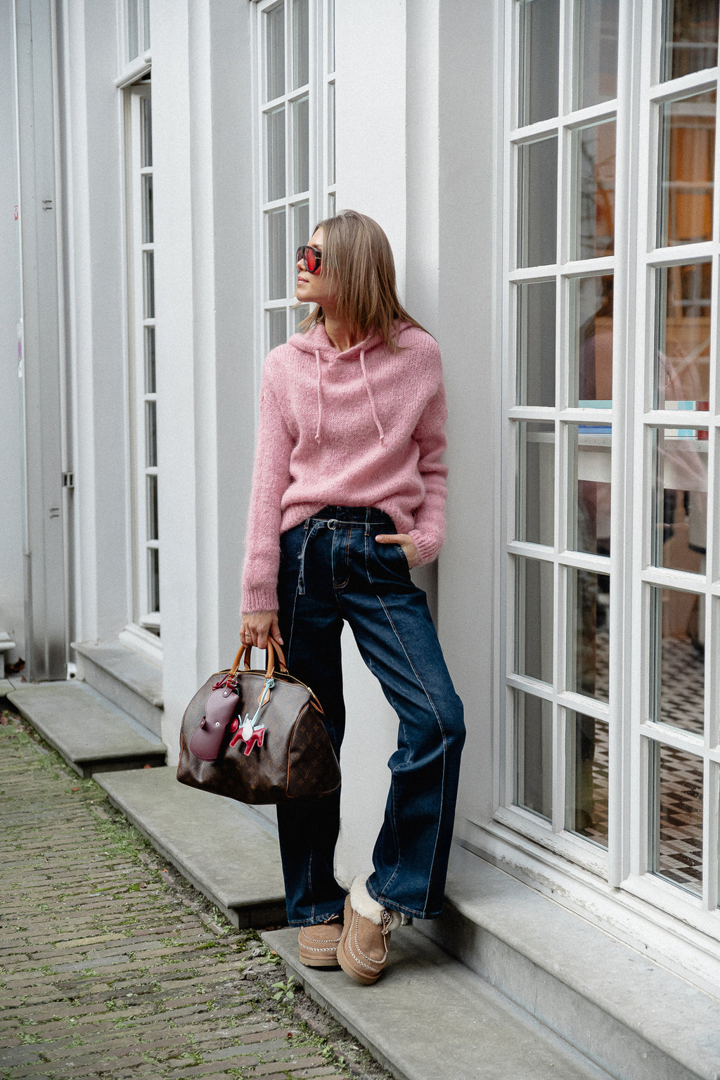 Pull à capuche Lucie Rose