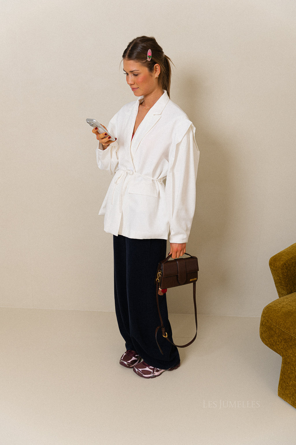 Valérie blazer blanc neige