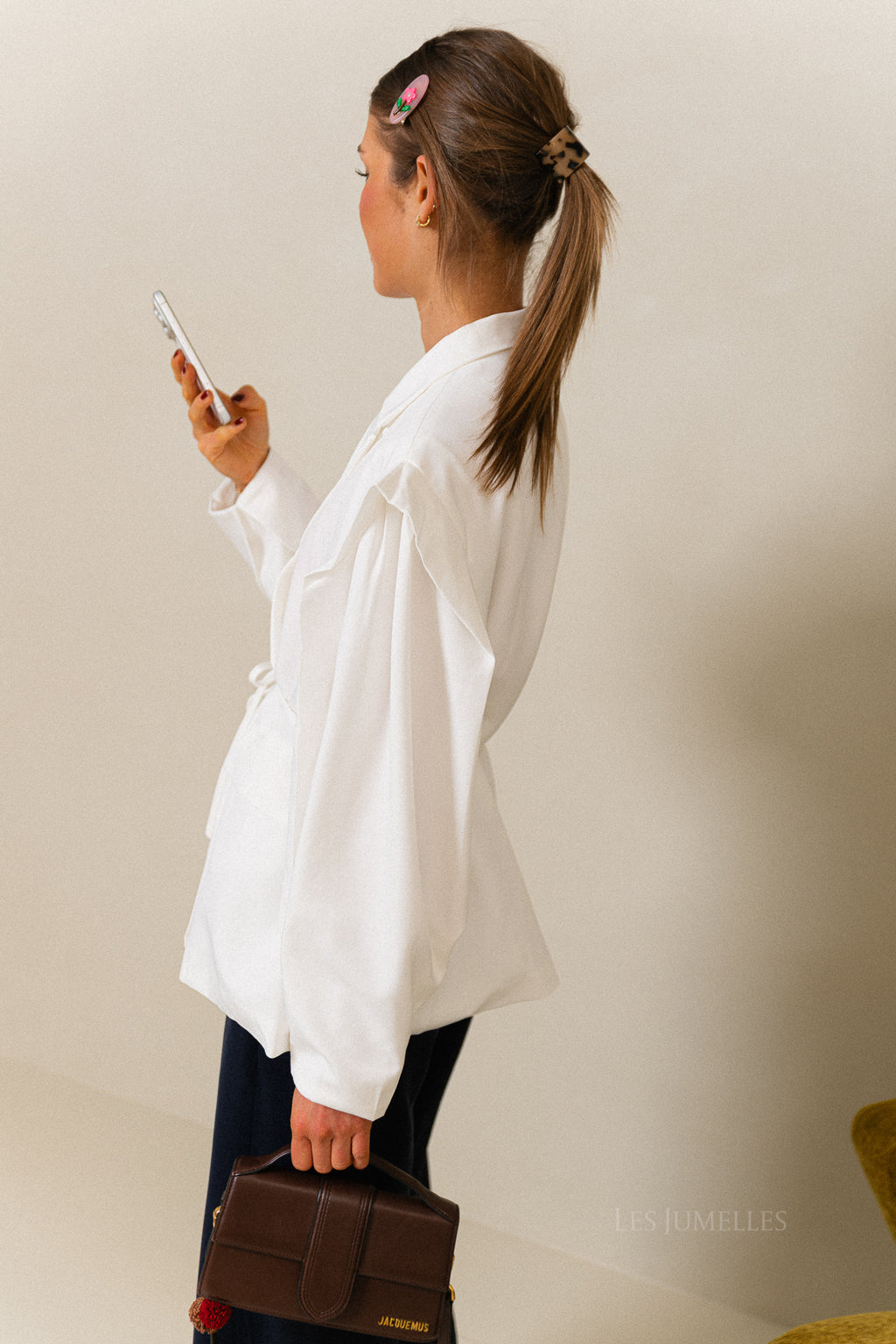 Valérie blazer blanc neige