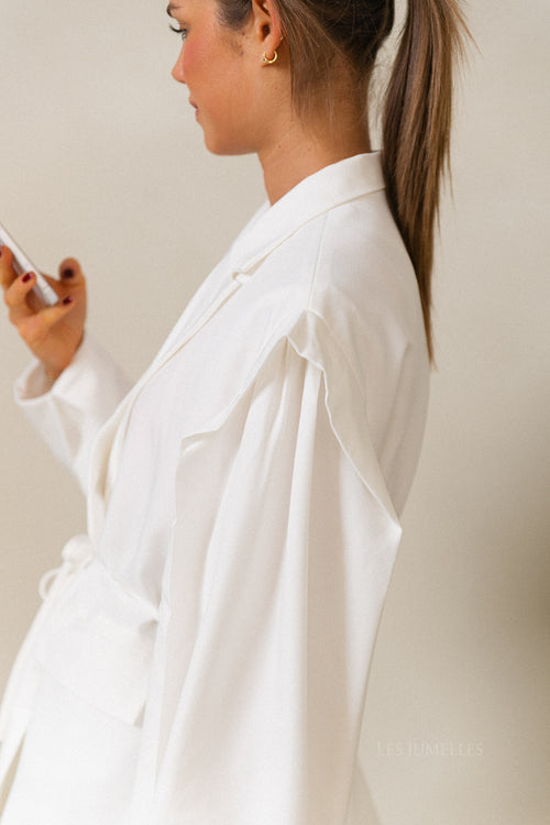 Valerie blazer snow white