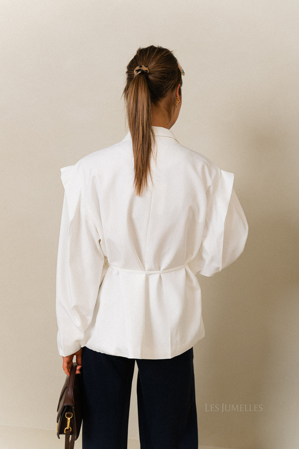 Valérie blazer blanc neige