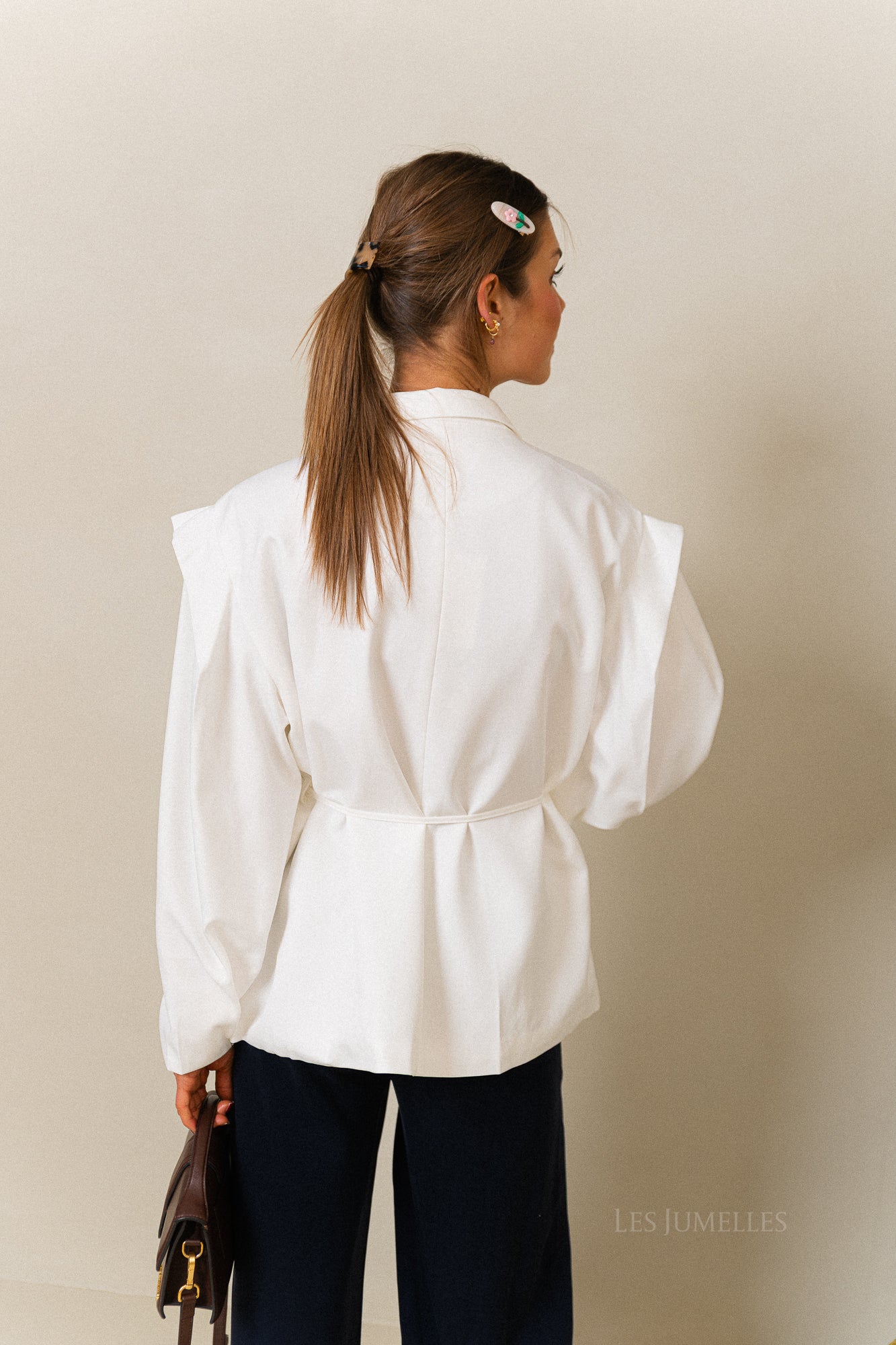 Valérie blazer blanc neige