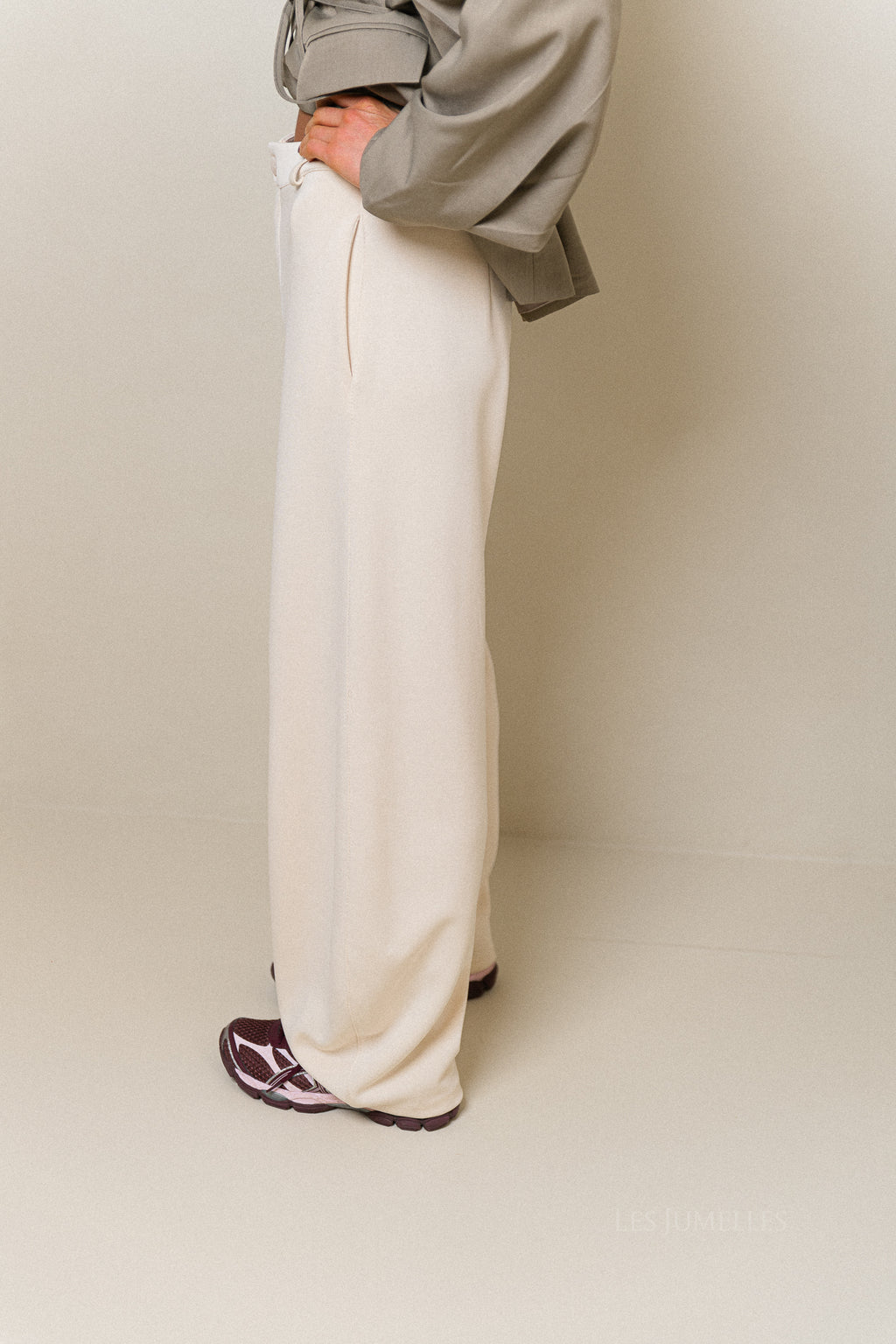 Gaëlle wijde broek ecru