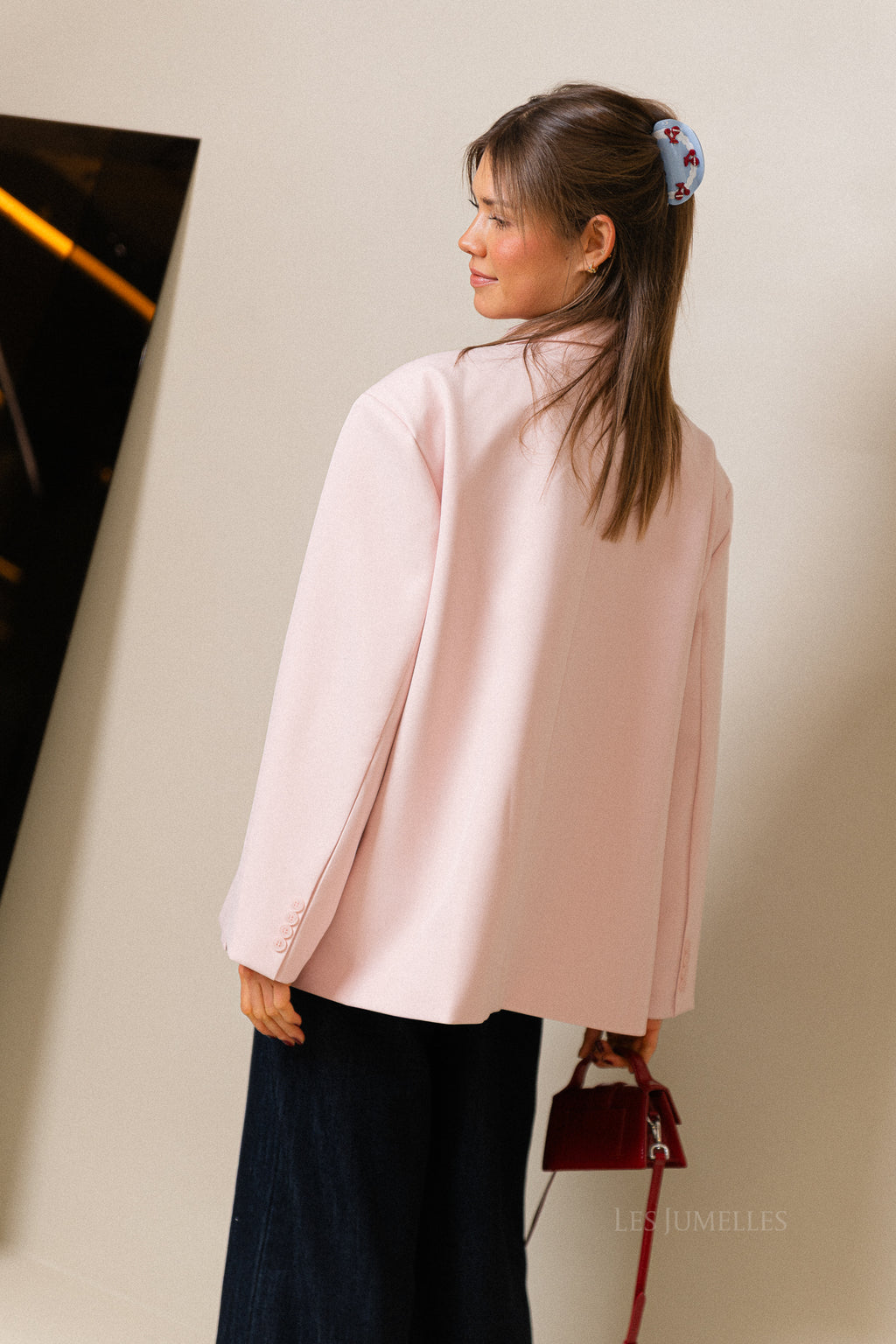 Chloe oversized blazer parelroze