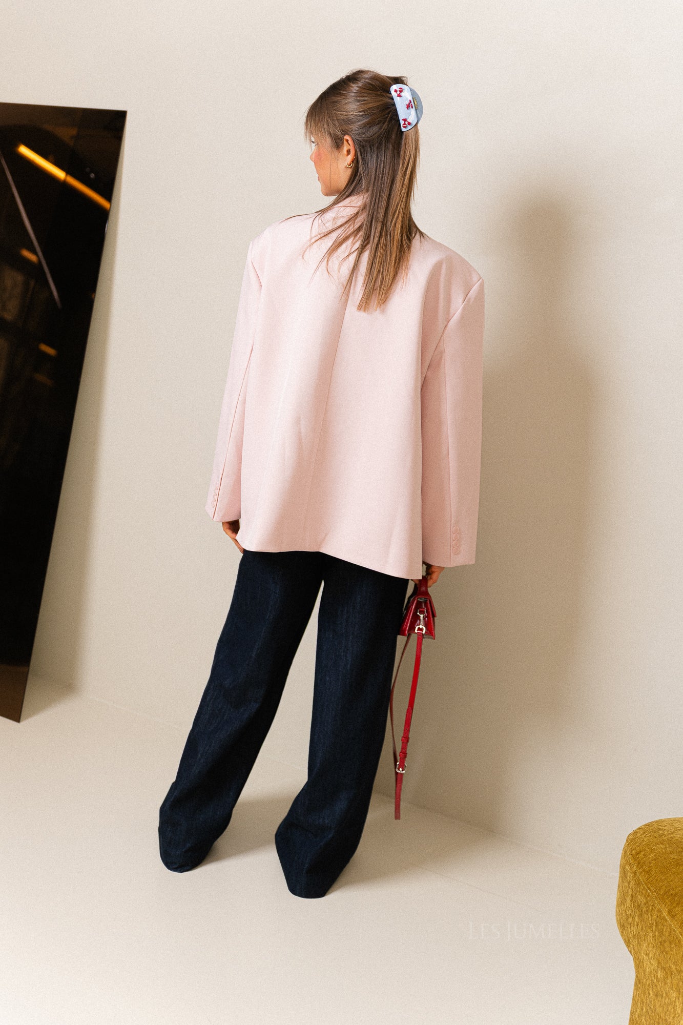 Chloe oversized blazer parelroze