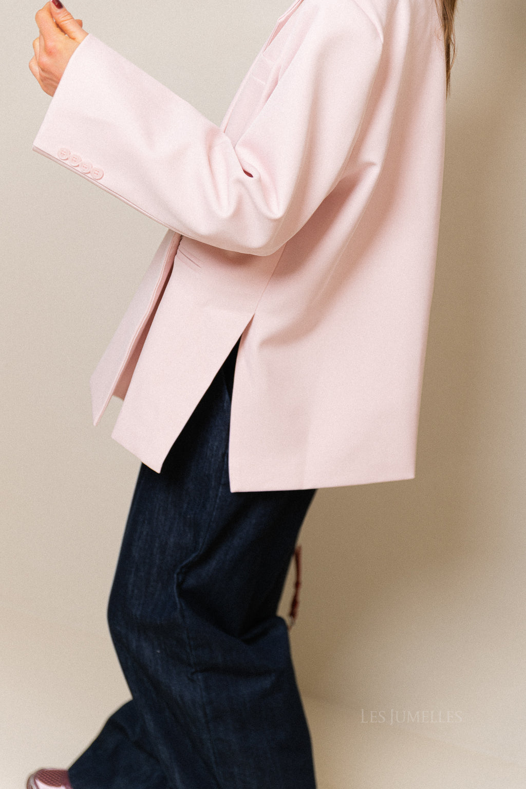 Chloe oversized blazer parelroze