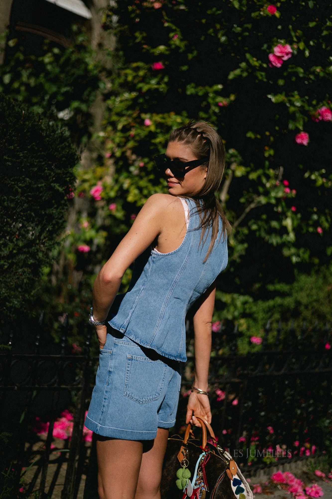 Brenda top blue denim