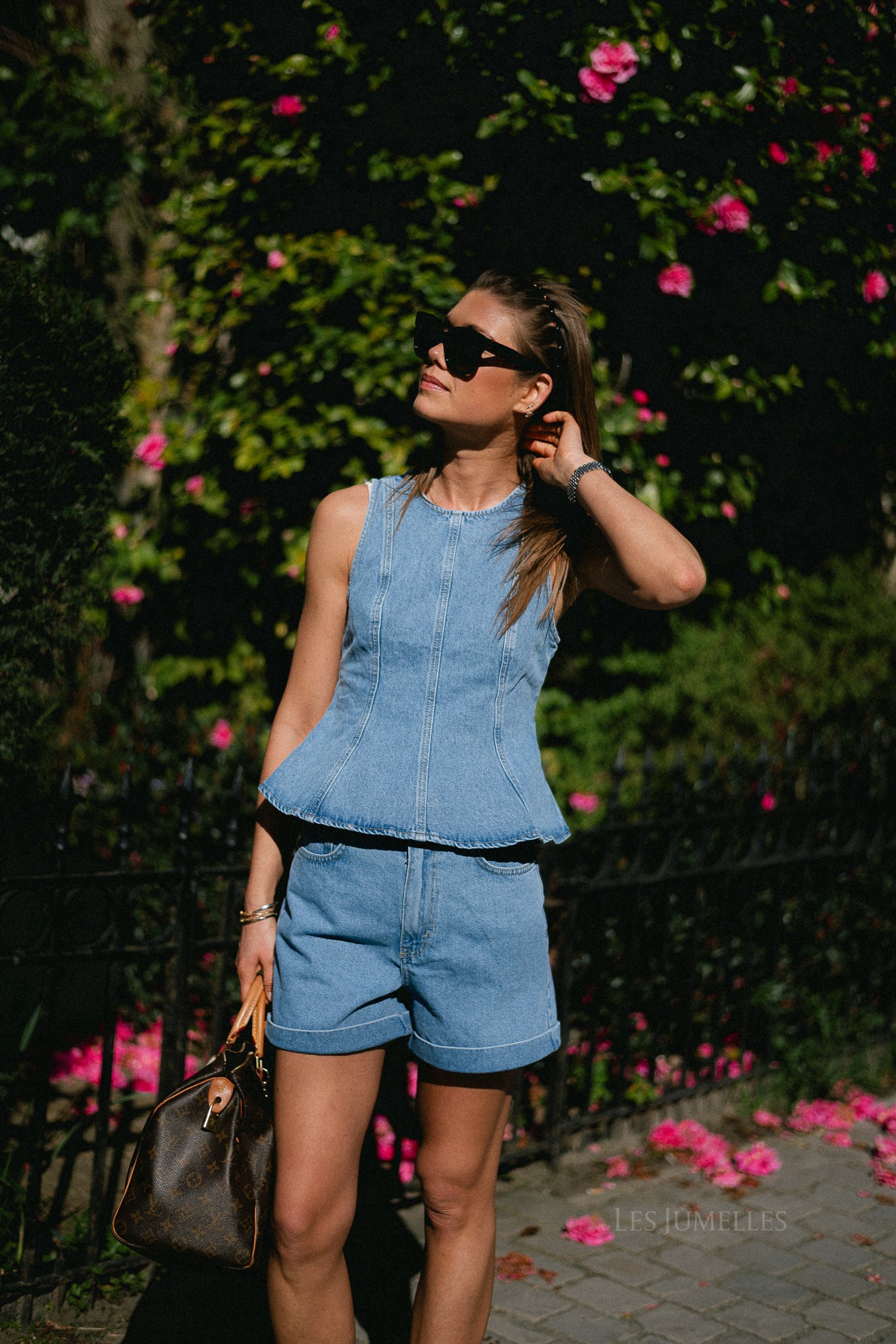 Brenda top blue denim