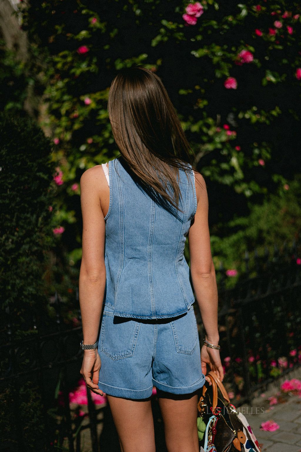 Brenda top blue denim