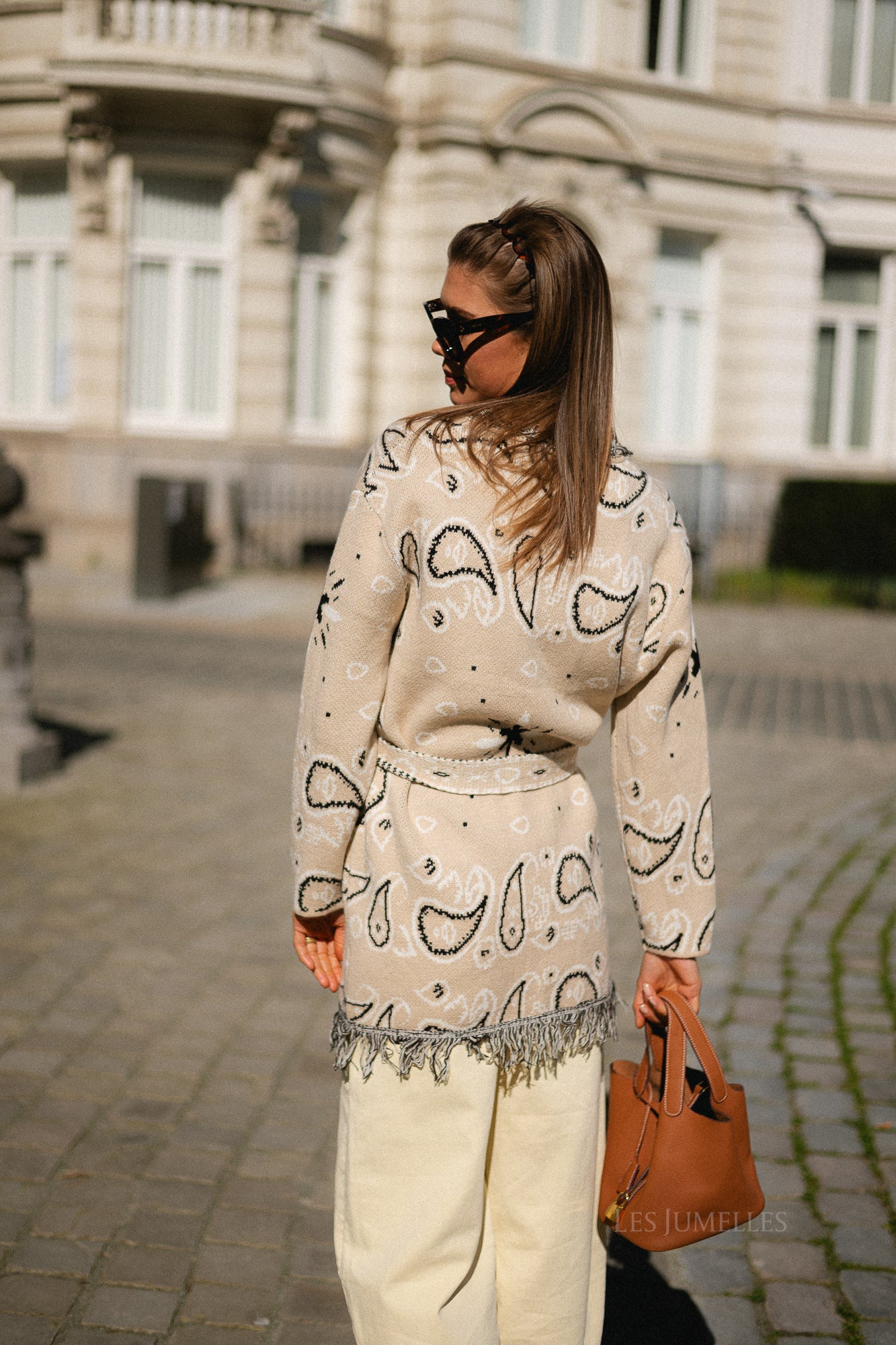 Lori LS knitted cardigan beige