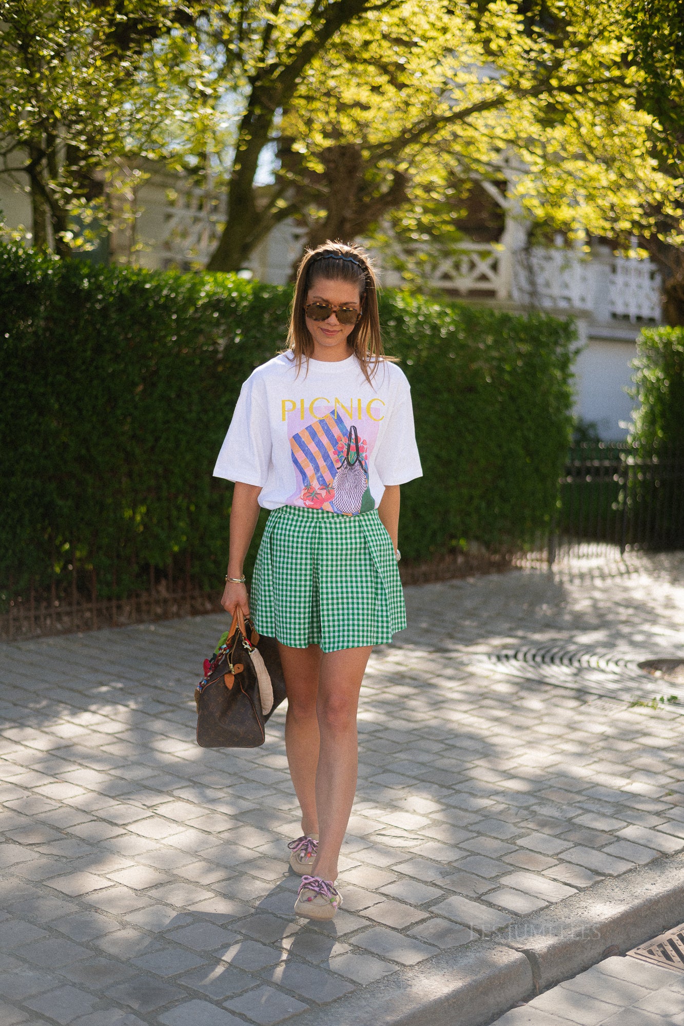 Dari skort jelly bean & ecru