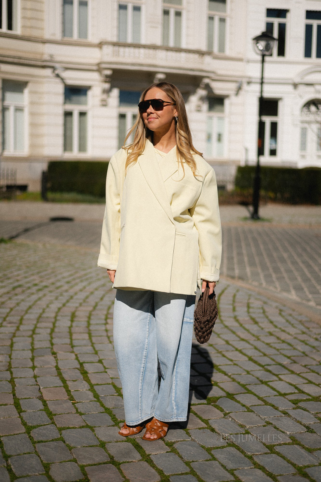 Chloe oversized blazer butter yellow