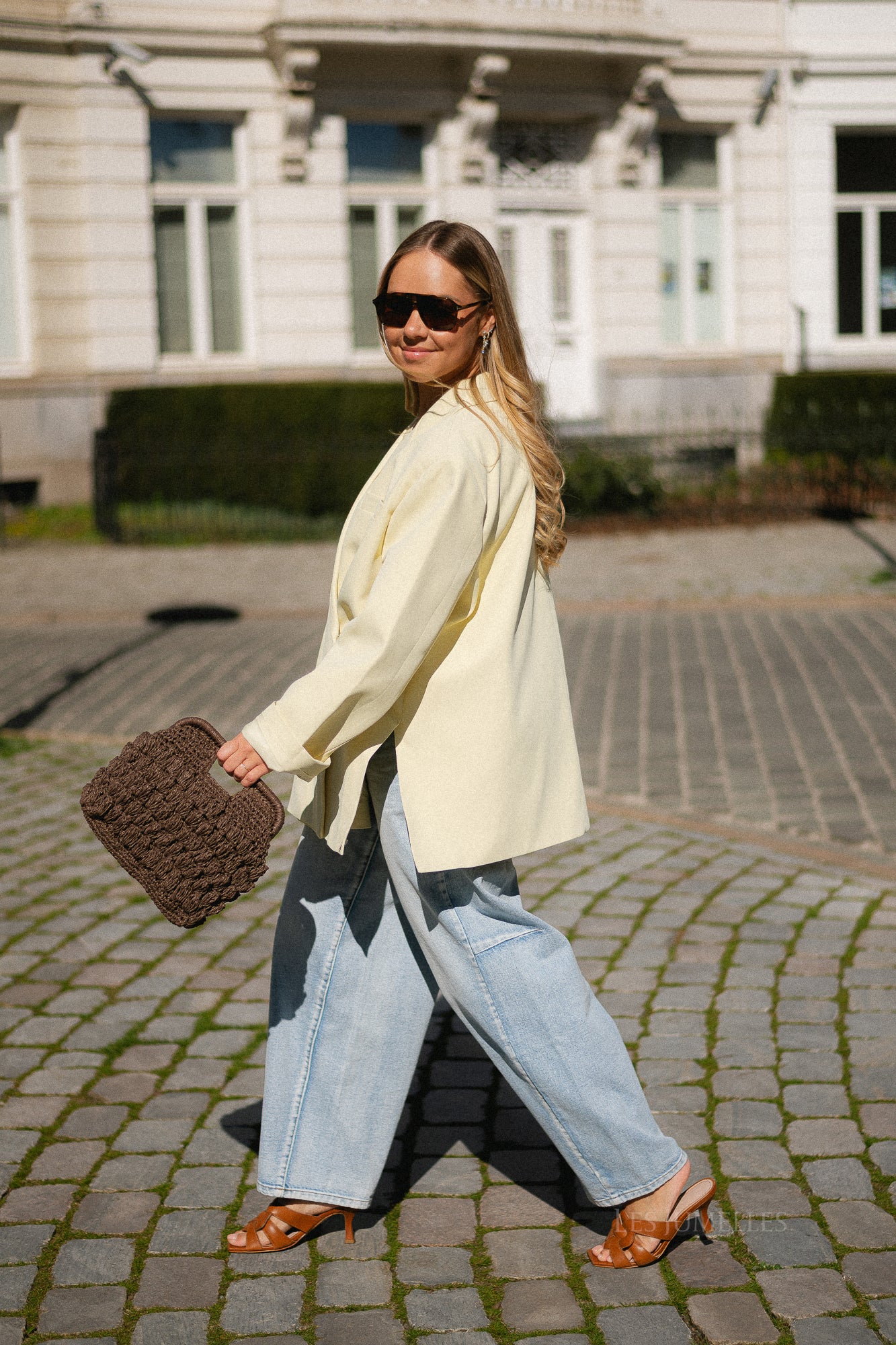 Chloe oversized blazer butter yellow
