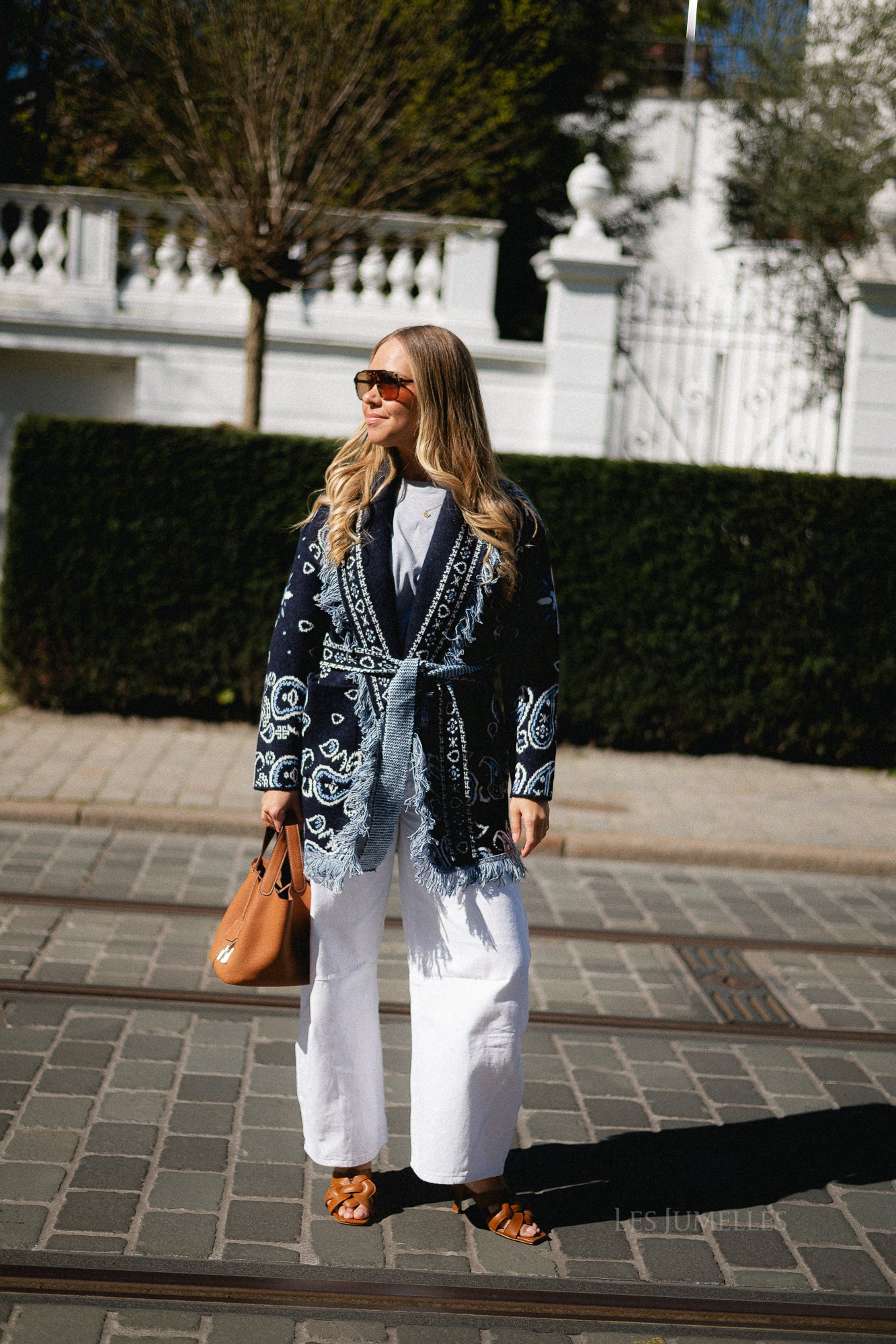 Lori LS knitted cardigan navy