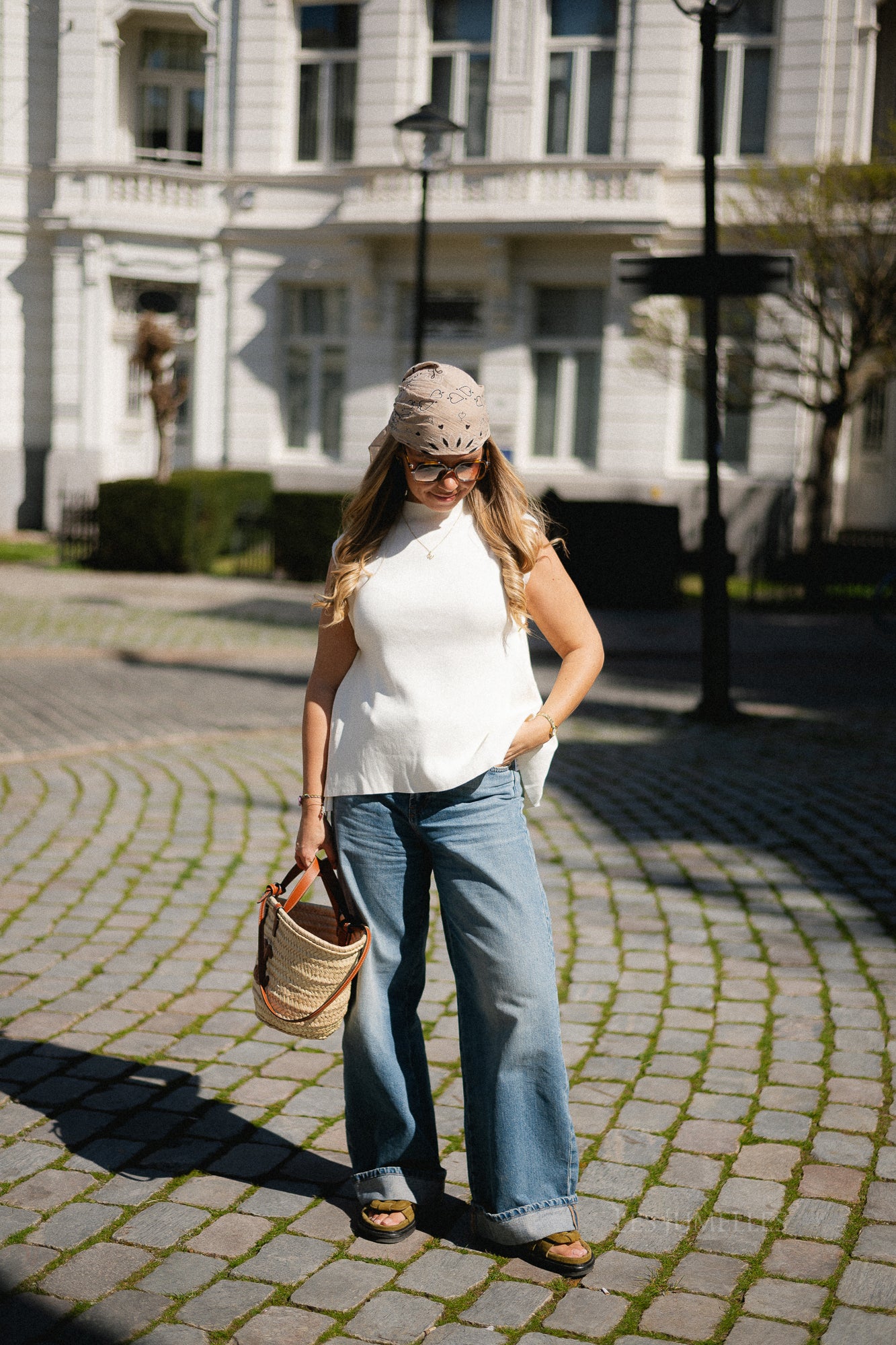 Pauline SL knitted top cream