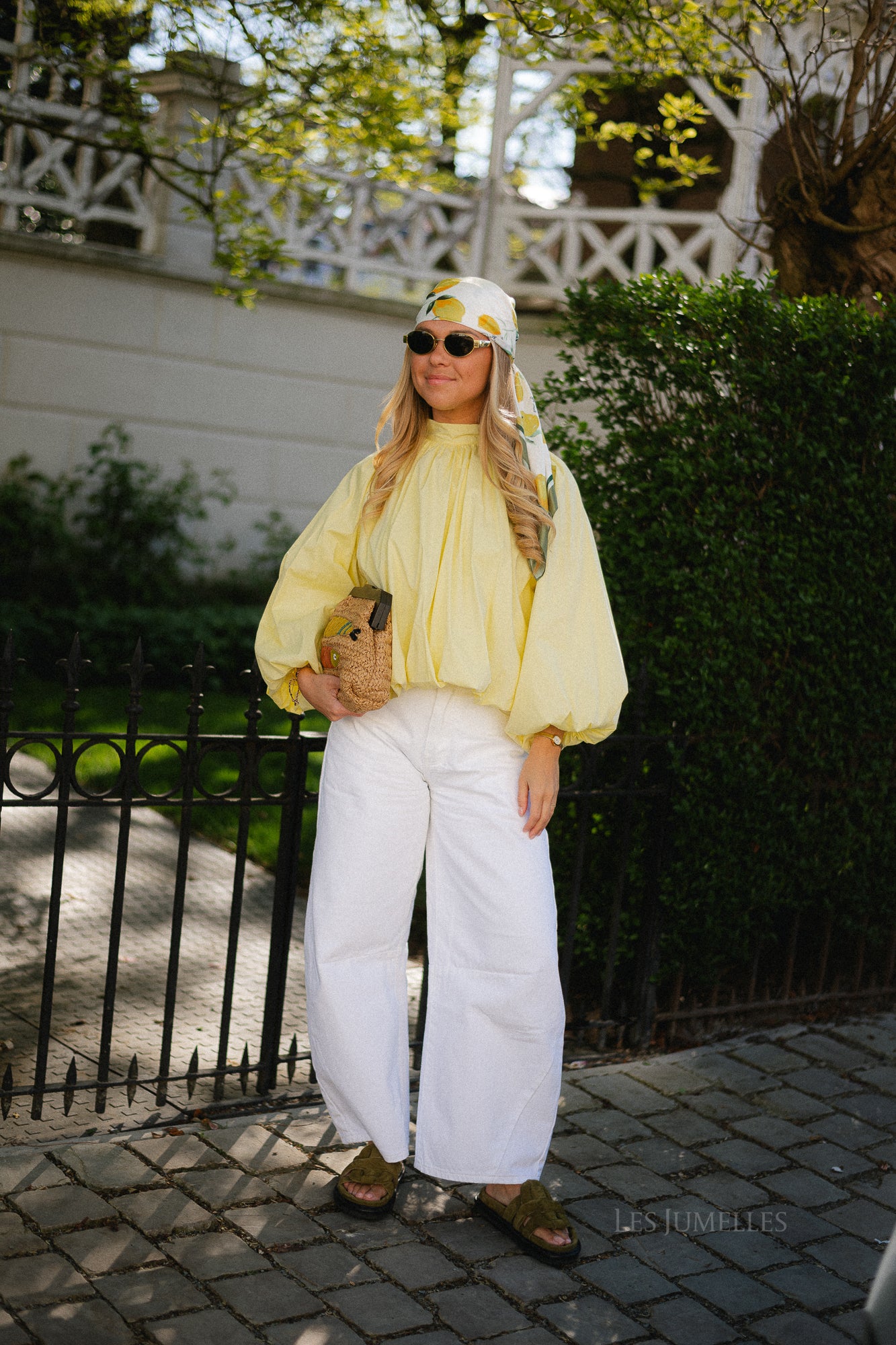 Michelle open back blouse sundress