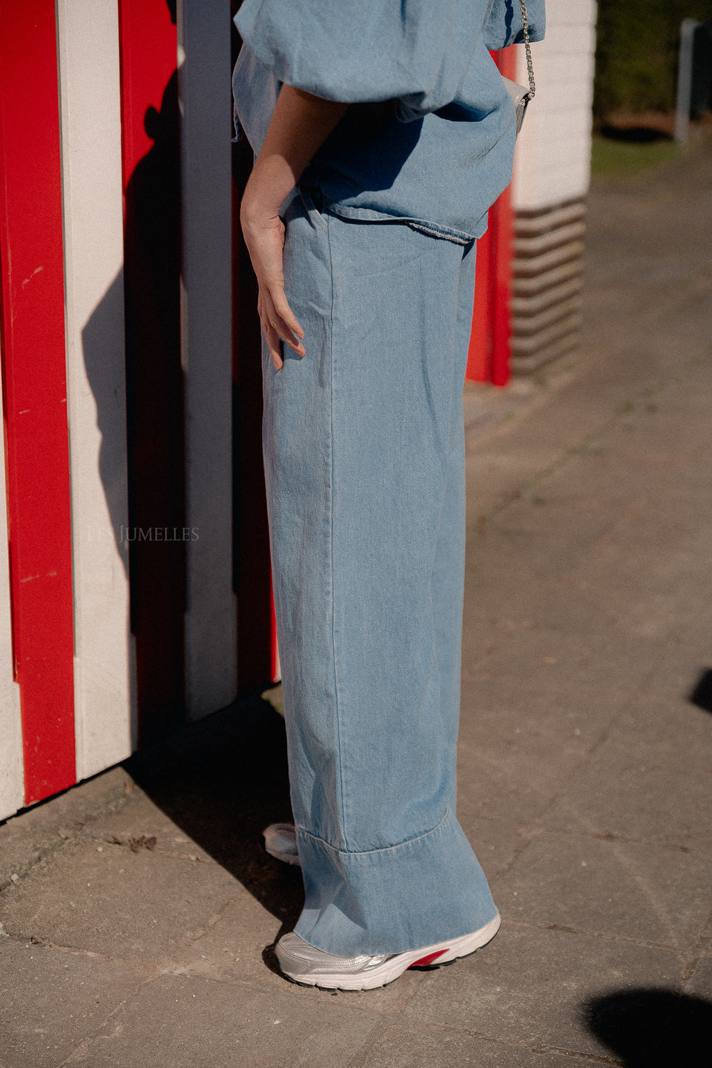Celeste Hose in Light Blue Denim