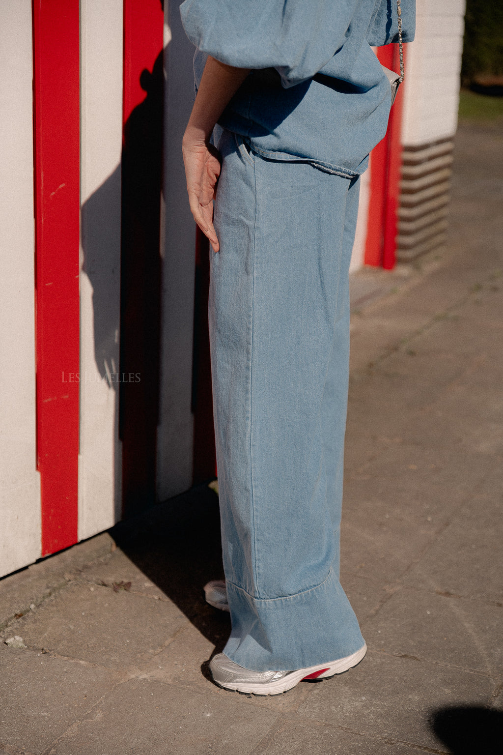 Celeste Hose in Light Blue Denim
