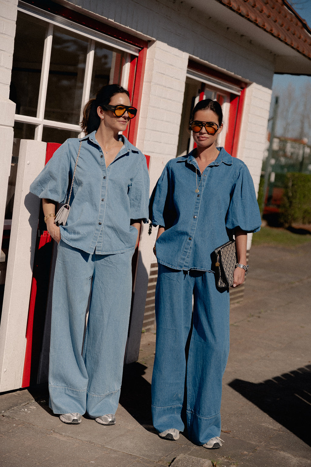 Celeste Hose in Light Blue Denim