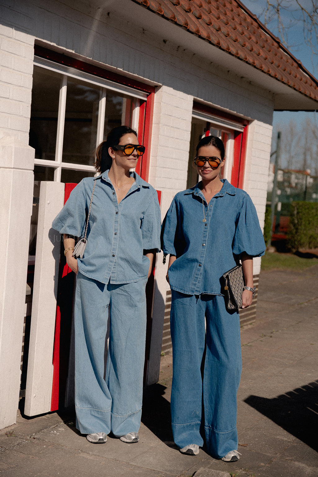 Celeste Hose in Light Blue Denim