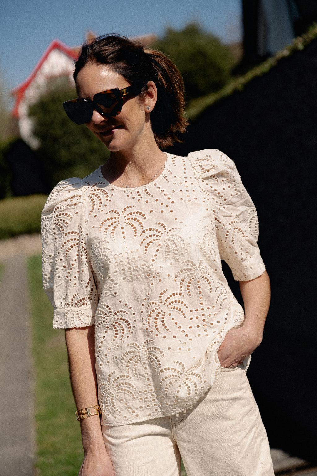 AhliaSW blouse off white