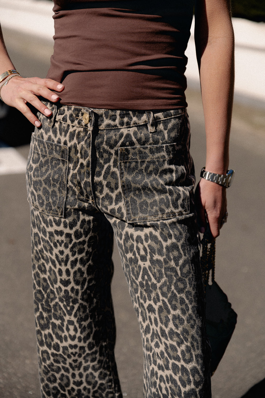 ToulouseSW jeans leopard