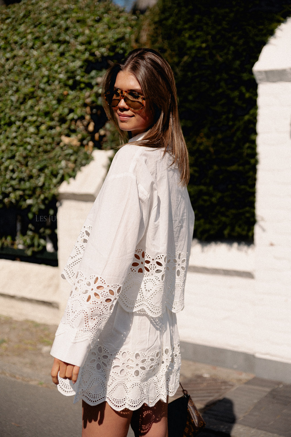 Quella skirt optic white