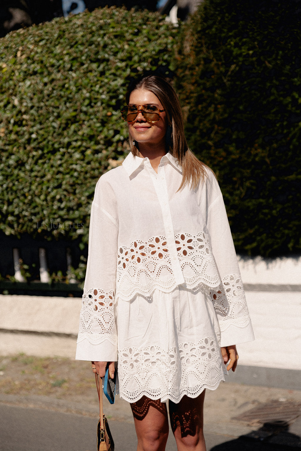 Quella skirt optic white