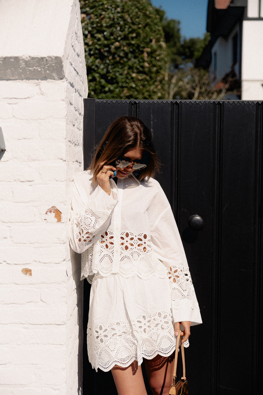 Quella skirt optic white