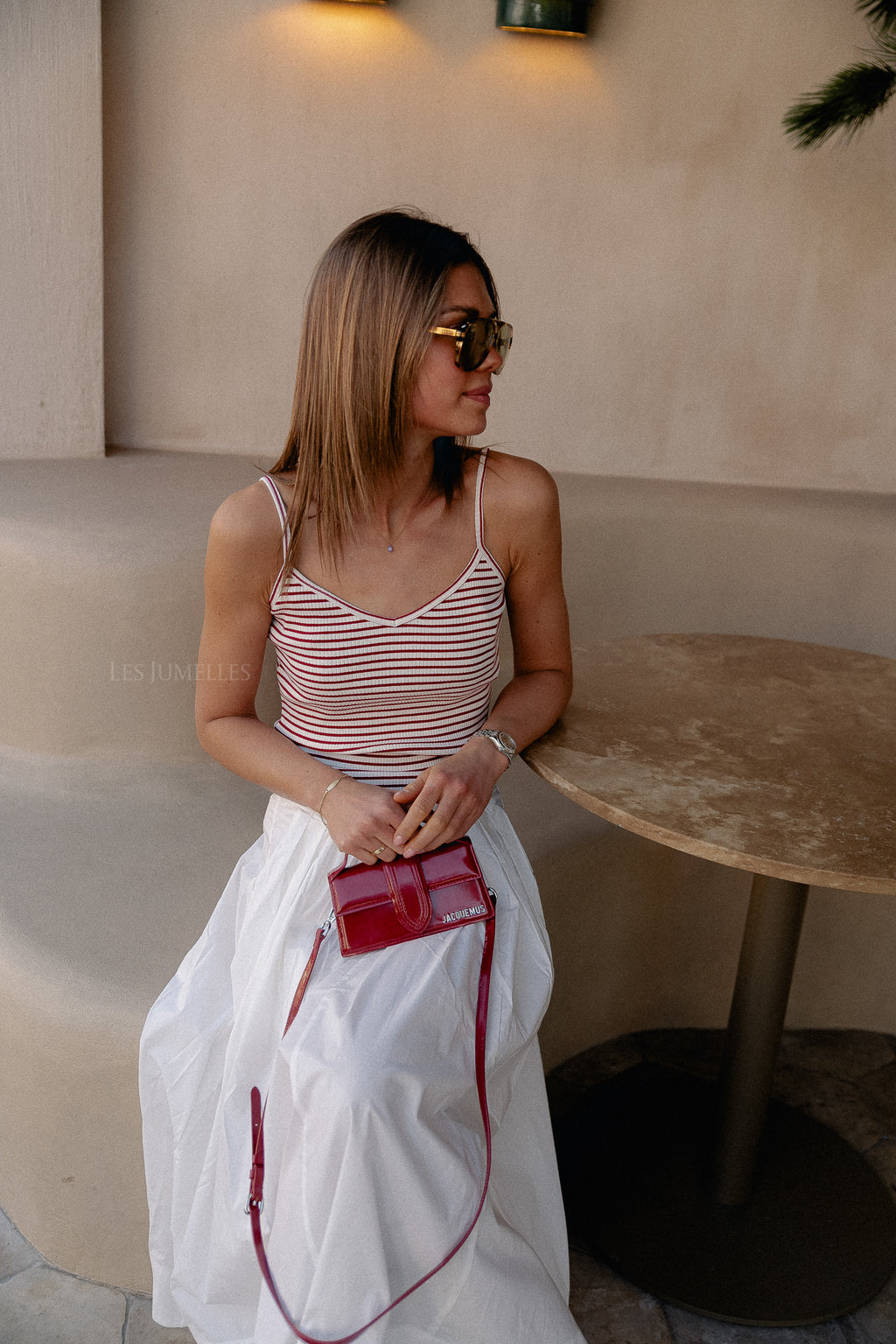 FaunaSW top rood/wit
