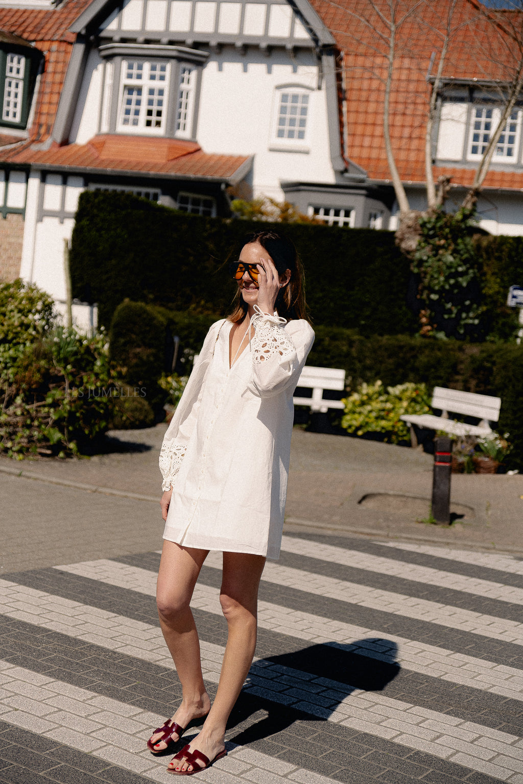 Vivien Kleid in Optic White
