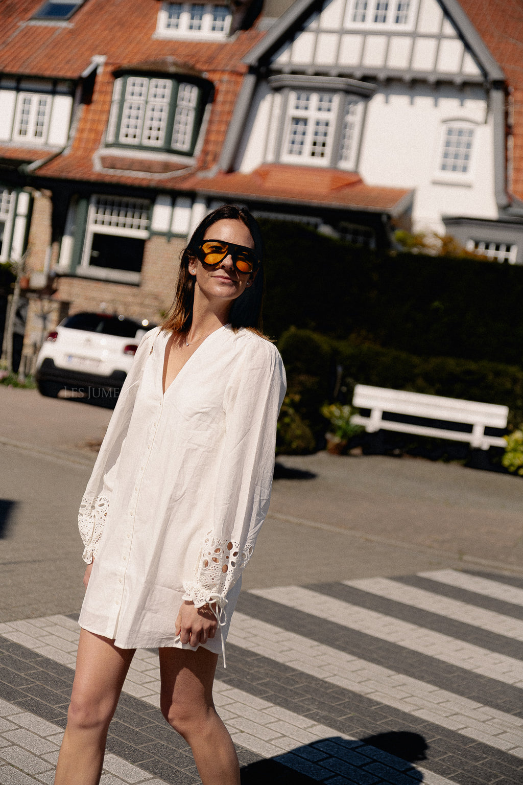 Vivien Kleid in Optic White