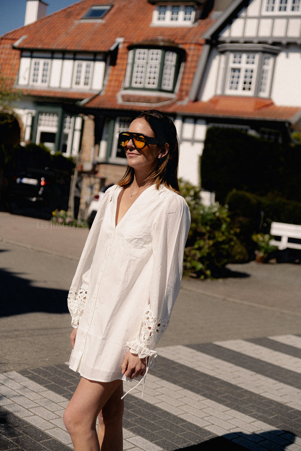 Vivien Kleid in Optic White