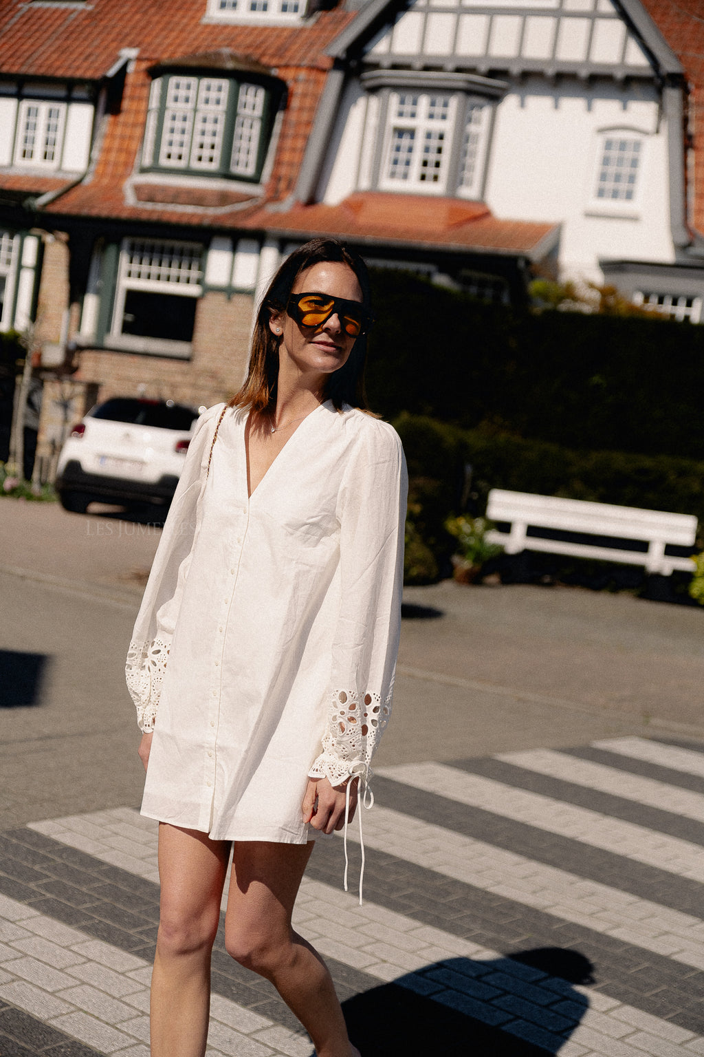 Vivien Kleid in Optic White