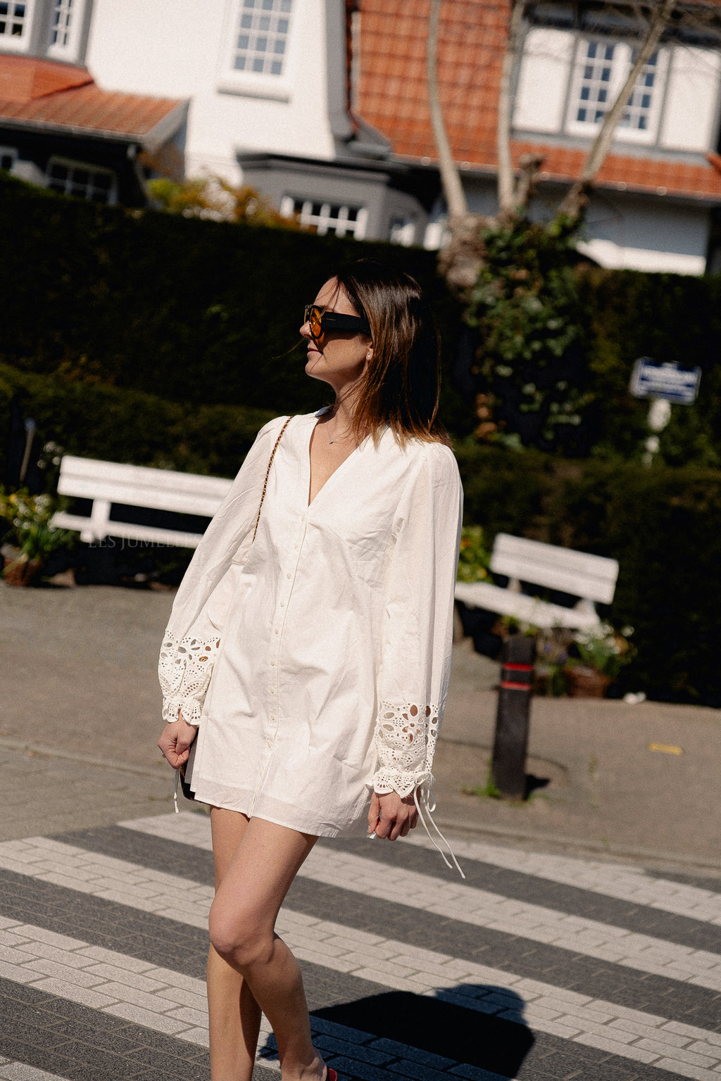Vivien Kleid in Optic White