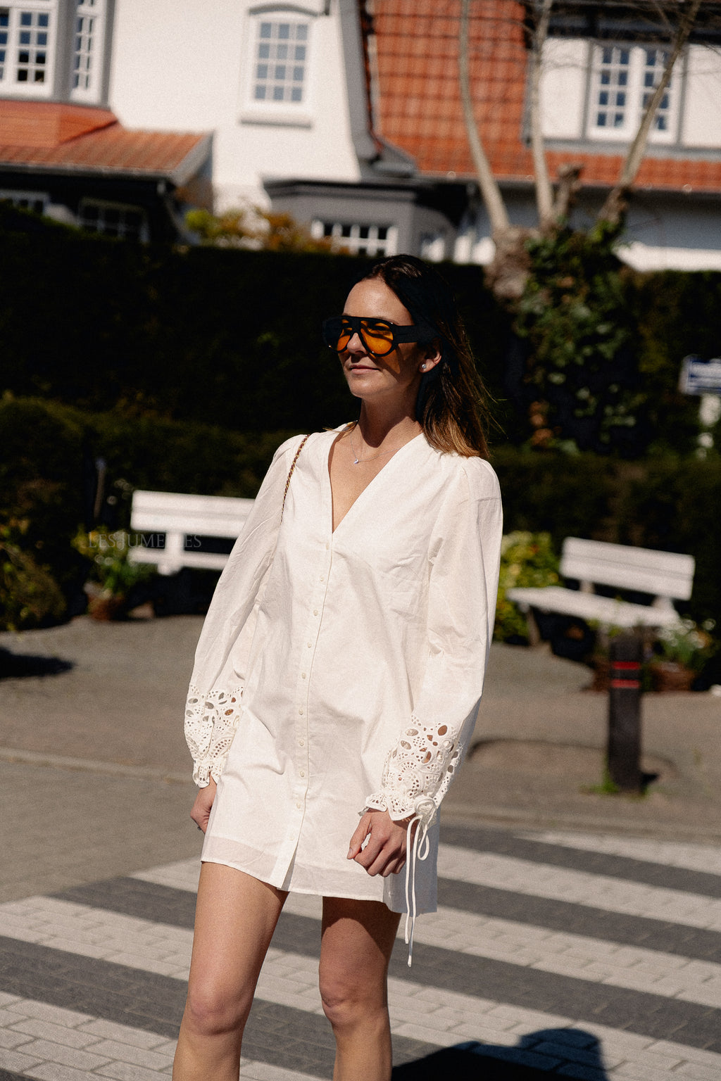 Vivien Kleid in Optic White