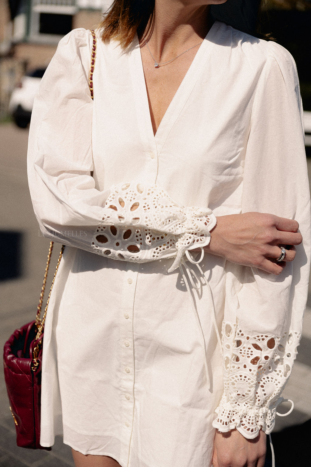 Vivien Kleid in Optic White