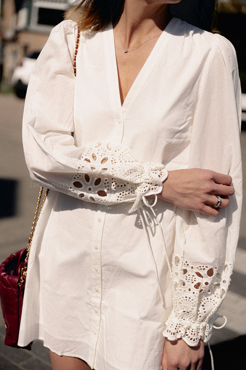 Vivien Kleid in Optic White