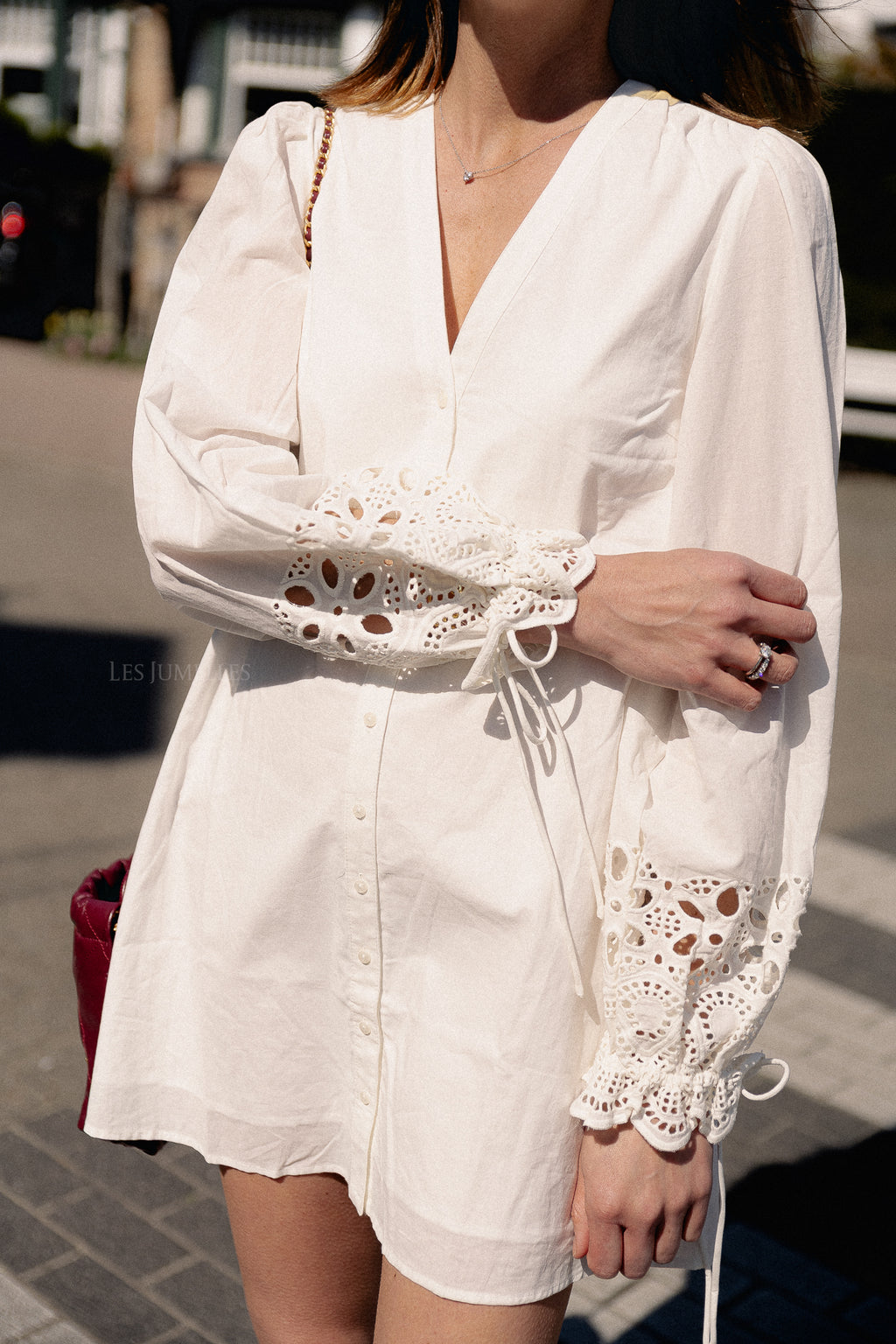 Vivien Kleid in Optic White
