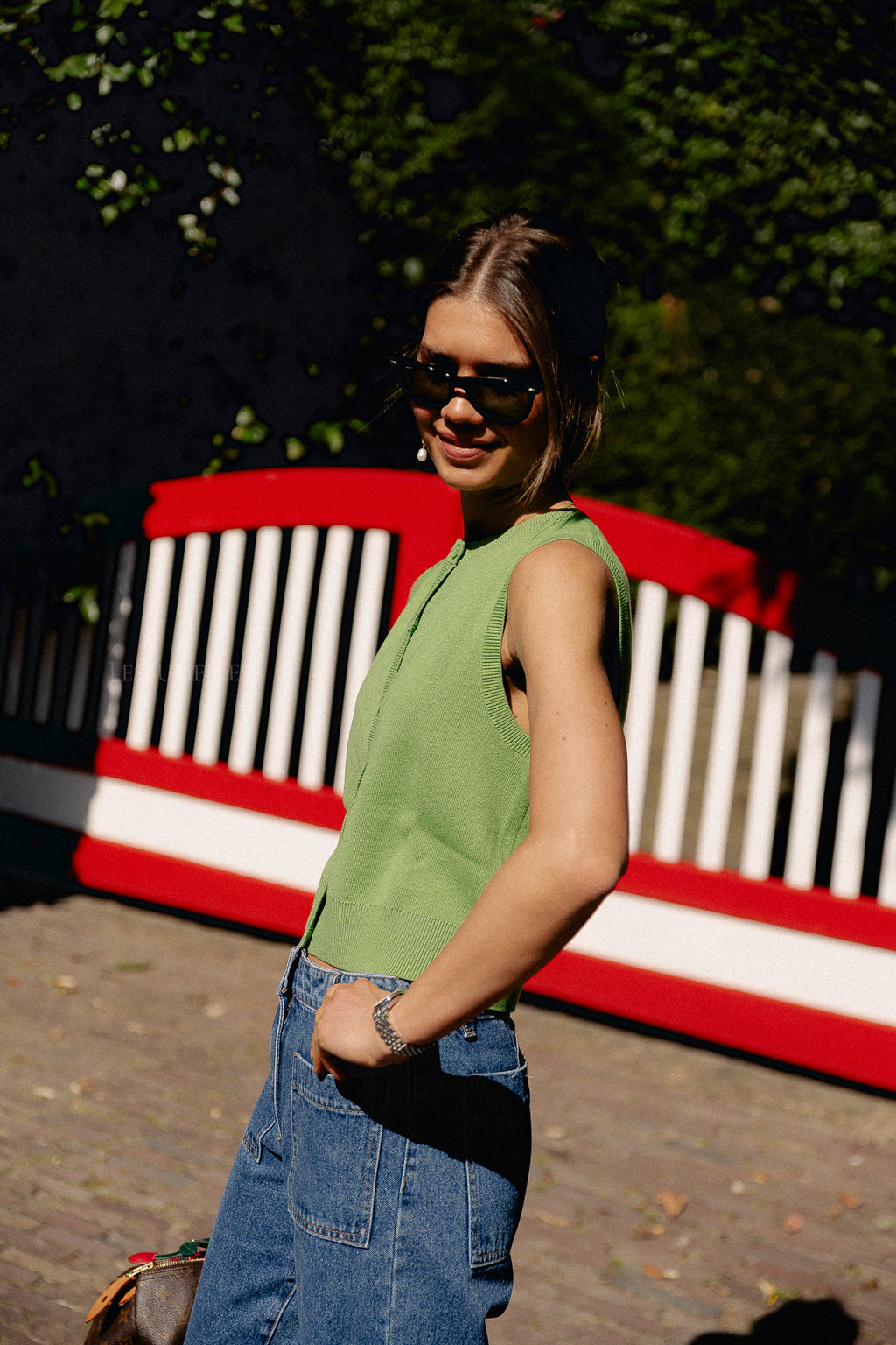 Alisha vest forest green