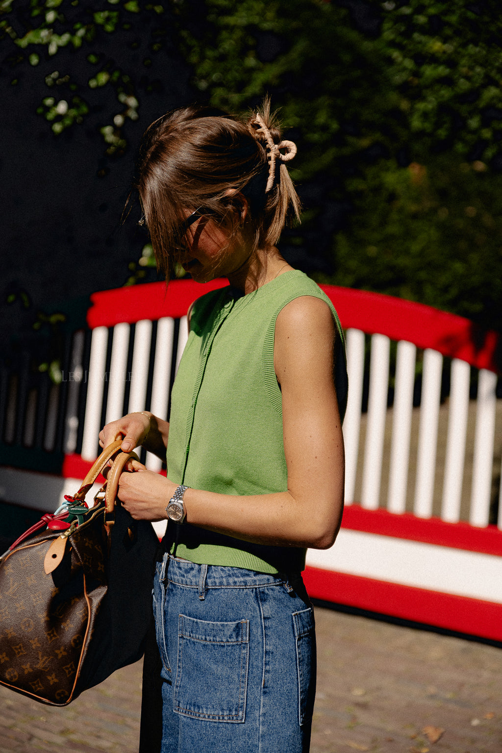 Alisha vest forest green