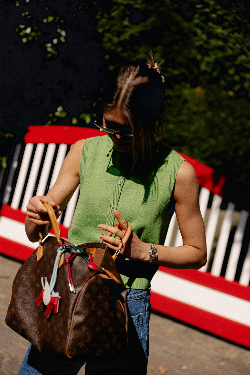 Alisha vest forest green